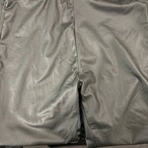 SHEIN Faux Leather Leggings